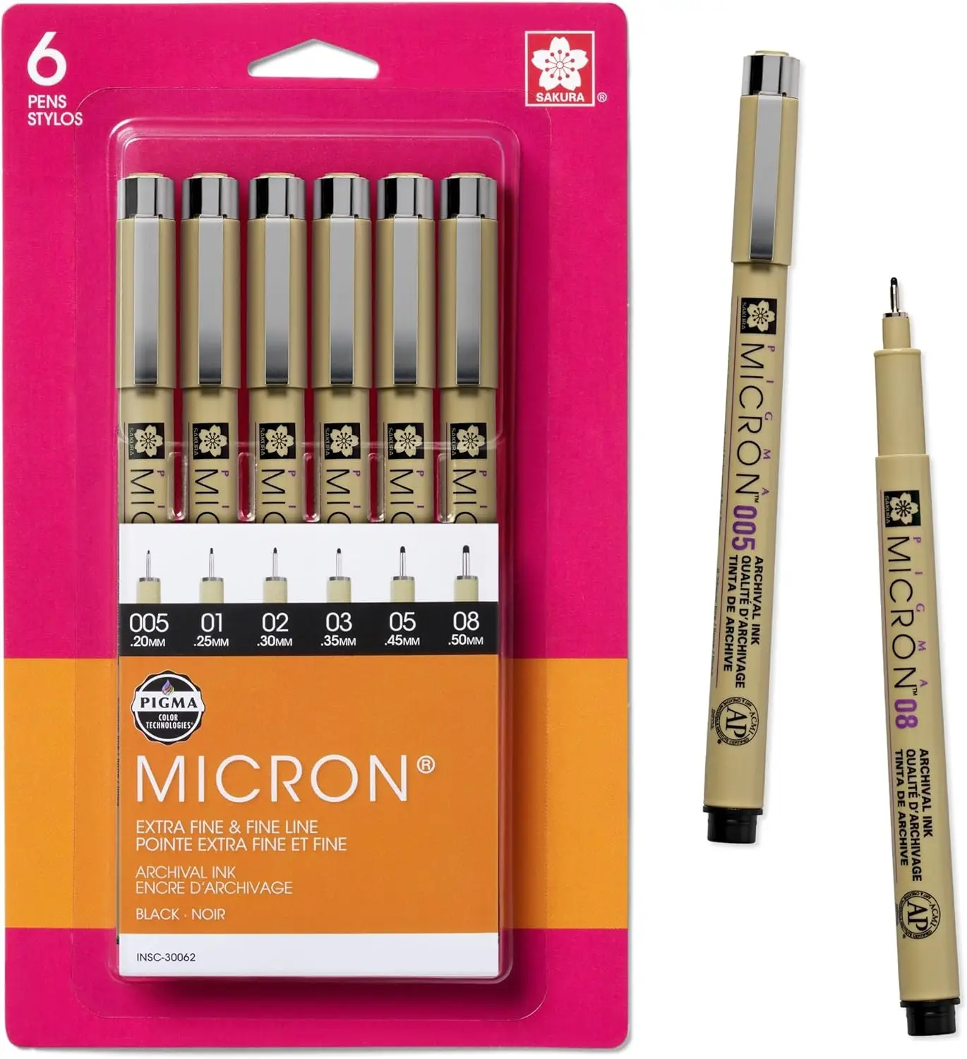 Professional Fineliner Pens Set - 6 Assorted Sizes, Black Archival Ink for Drawing, Journaling & Artwork
Professional Fineliner Pens Set - 6 Assorted Sizes, Black Archival Ink for Drawing, Journaling & Artwork