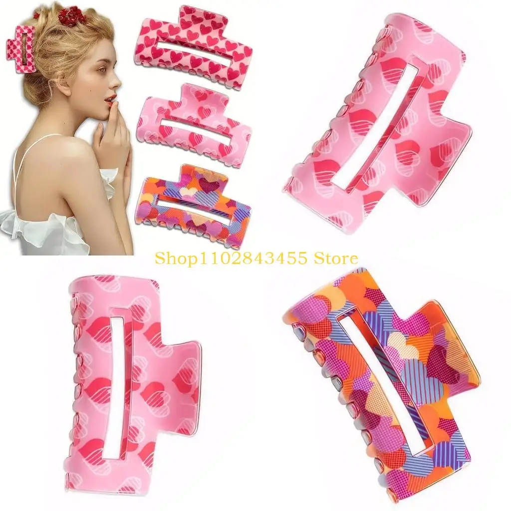 49MC Valentine's Day Fashion Hair Claw Clip Ponytail Claw Barrettes Ponytail Holder
49MC Valentine's Day Fashion Hair Claw Clip Ponytail Claw Barrettes Ponytail Holder