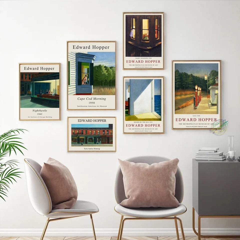 Nighthawks Painting Poster Edward Hopper Canvas Art Posters And Prints Wall Art For Living Room Home Decor Gift
Nighthawks Painting Poster Edward Hopper Canvas Art Posters And Prints Wall Art For Living Room Home Decor Gift
