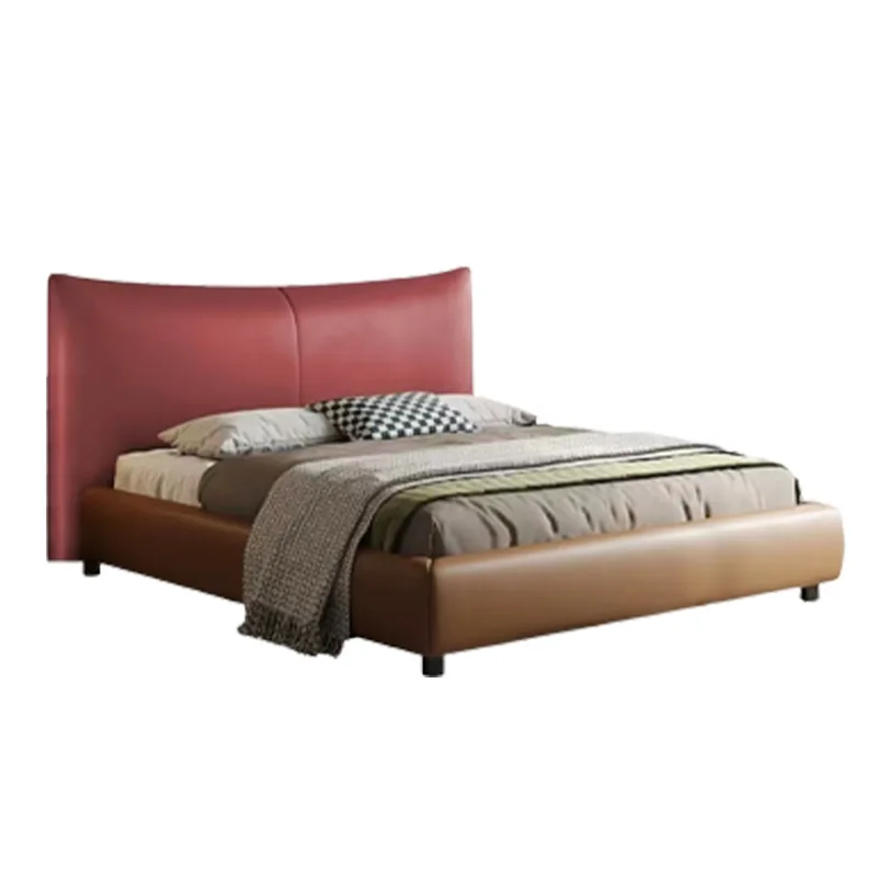 Nordic Light Luxury The Bed Soft Backrest Leather Retro Minimalist Master Bedroom Set Furniture Bed
Nordic Light Luxury The Bed Soft Backrest Leather Retro Minimalist Master Bedroom Set Furniture Bed