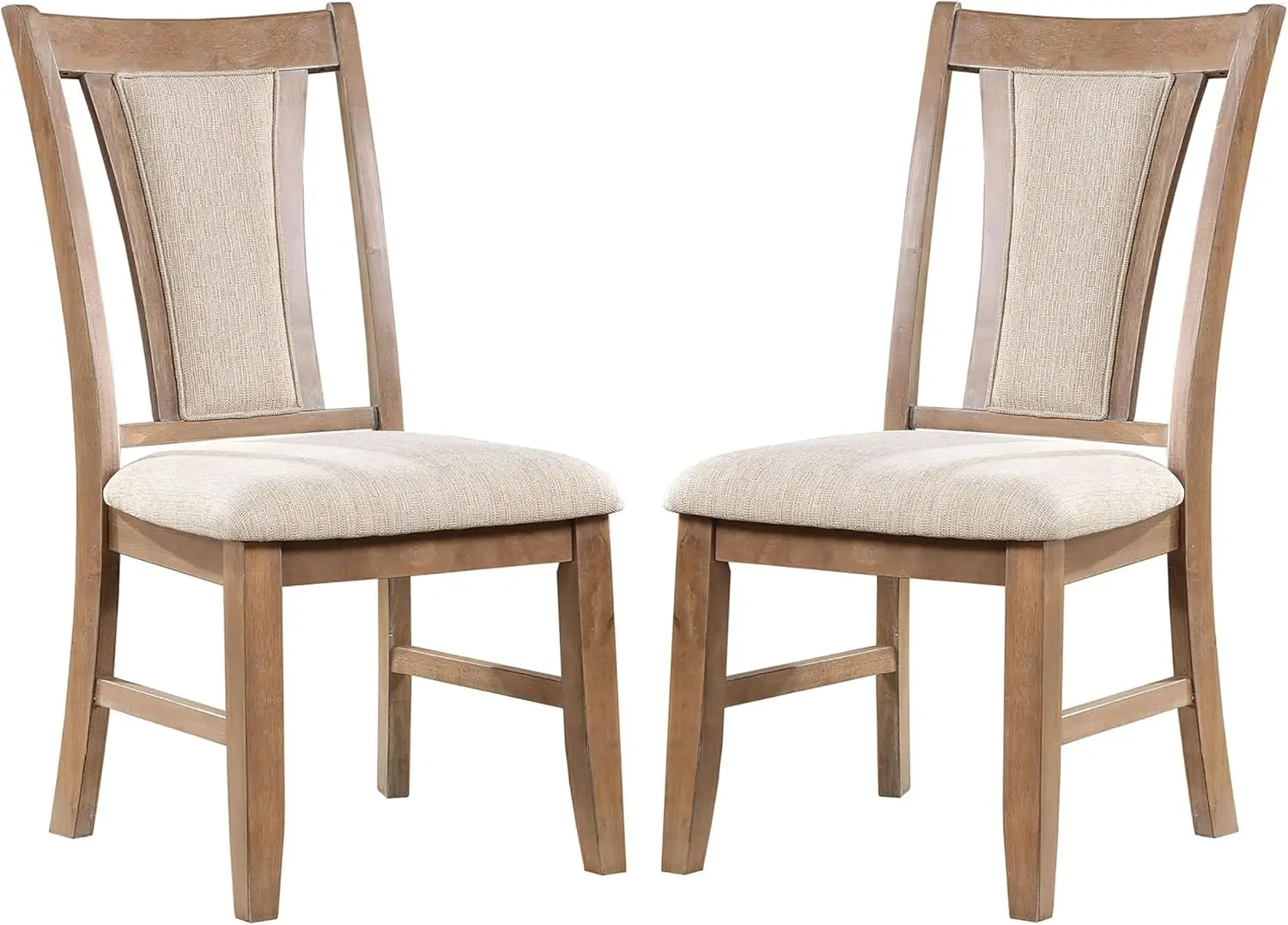 Набор из 2 боковых стульев Furniture of America Dalcroze с каркасом из массива дерева и бежевой тканевой обивкой, акцентное сиденье для кухни, столовой
Набор из 2 боковых стульев Furniture of America Dalcroze с каркасом из массива дерева и бежевой тканевой обивкой, акцентное сиденье для кухни, столовой