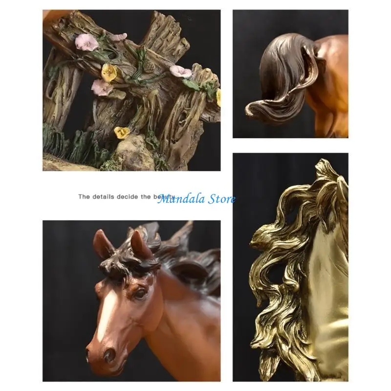 U2JC Standing Horse Ornament 12Inch Tall Statue for Distinctive Home or Office Decors
U2JC Standing Horse Ornament 12Inch Tall Statue for Distinctive Home or Office Decors