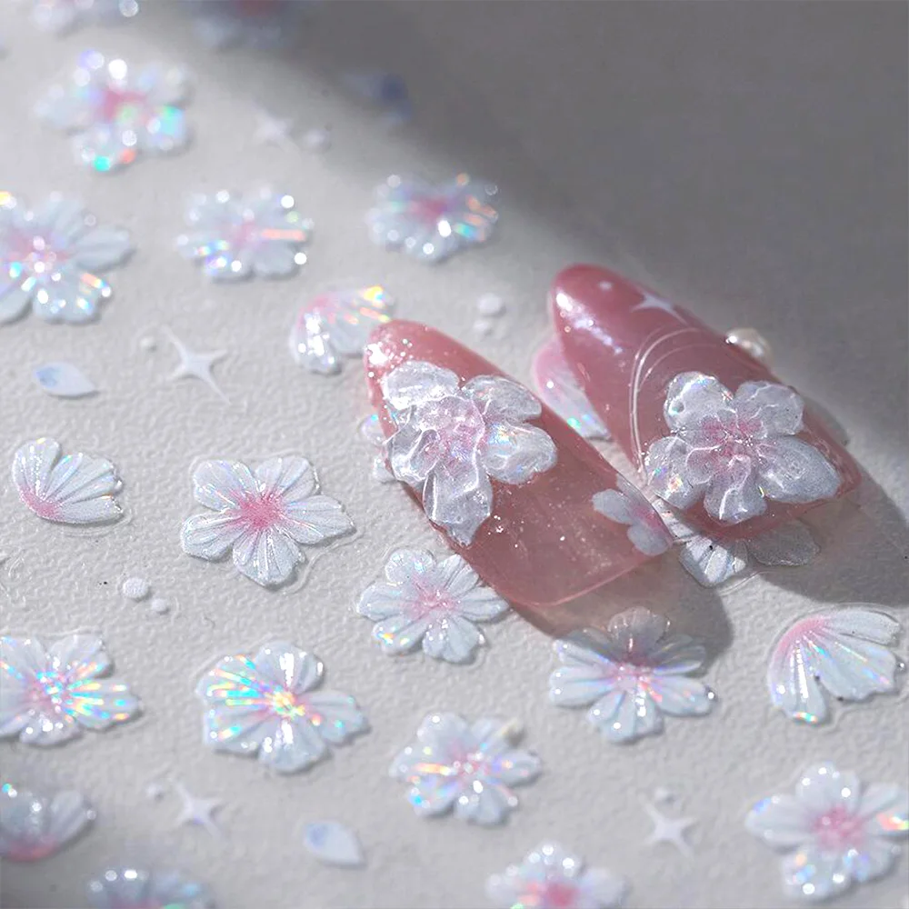 1pcs Gradient Pink Sakura Nail Stickers Shiny Shell Light Petal/Butterfly/Santa Claus Cute Nail Decals 5D Adhesive Nails Sticker
1pcs Gradient Pink Sakura Nail Stickers Shiny Shell Light Petal/Butterfly/Santa Claus Cute Nail Decals 5D Adhesive Nails Sticker