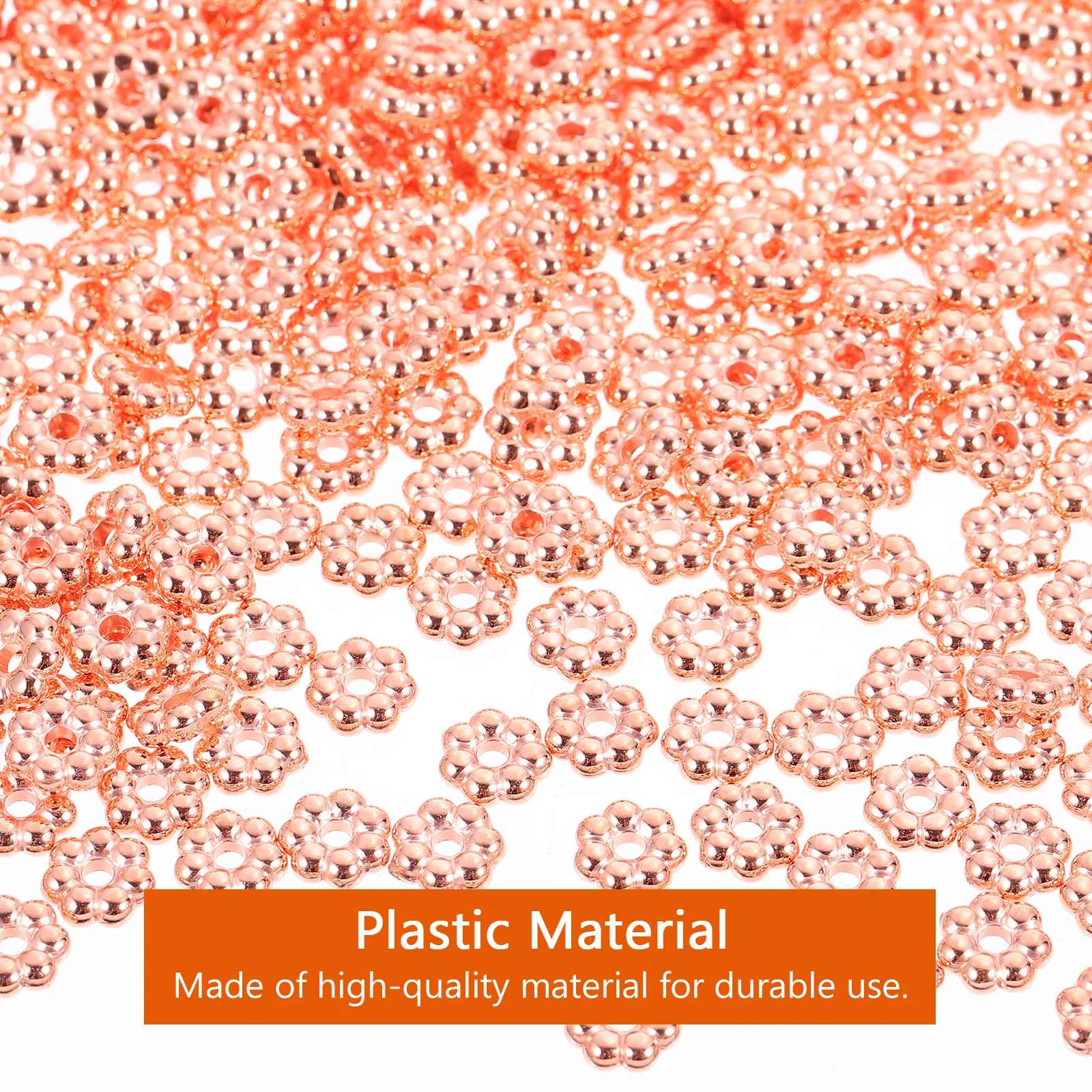 2000Pcs Delicate Flower-Shaped Beads Plastic Jewelry Accessories DIY Craft Projects Necklace Bracelet Accessories
2000Pcs Delicate Flower-Shaped Beads Plastic Jewelry Accessories DIY Craft Projects Necklace Bracelet Accessories