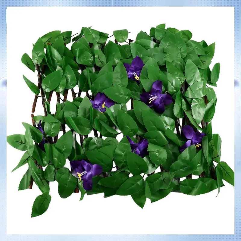 AD-Artificial Garden Trellis Decoration Expanding Trellis Decorative Garden Trellis Panel Withartificial Ivy Andviolet Flower 40
AD-Artificial Garden Trellis Decoration Expanding Trellis Decorative Garden Trellis Panel Withartificial Ivy Andviolet Flower 40