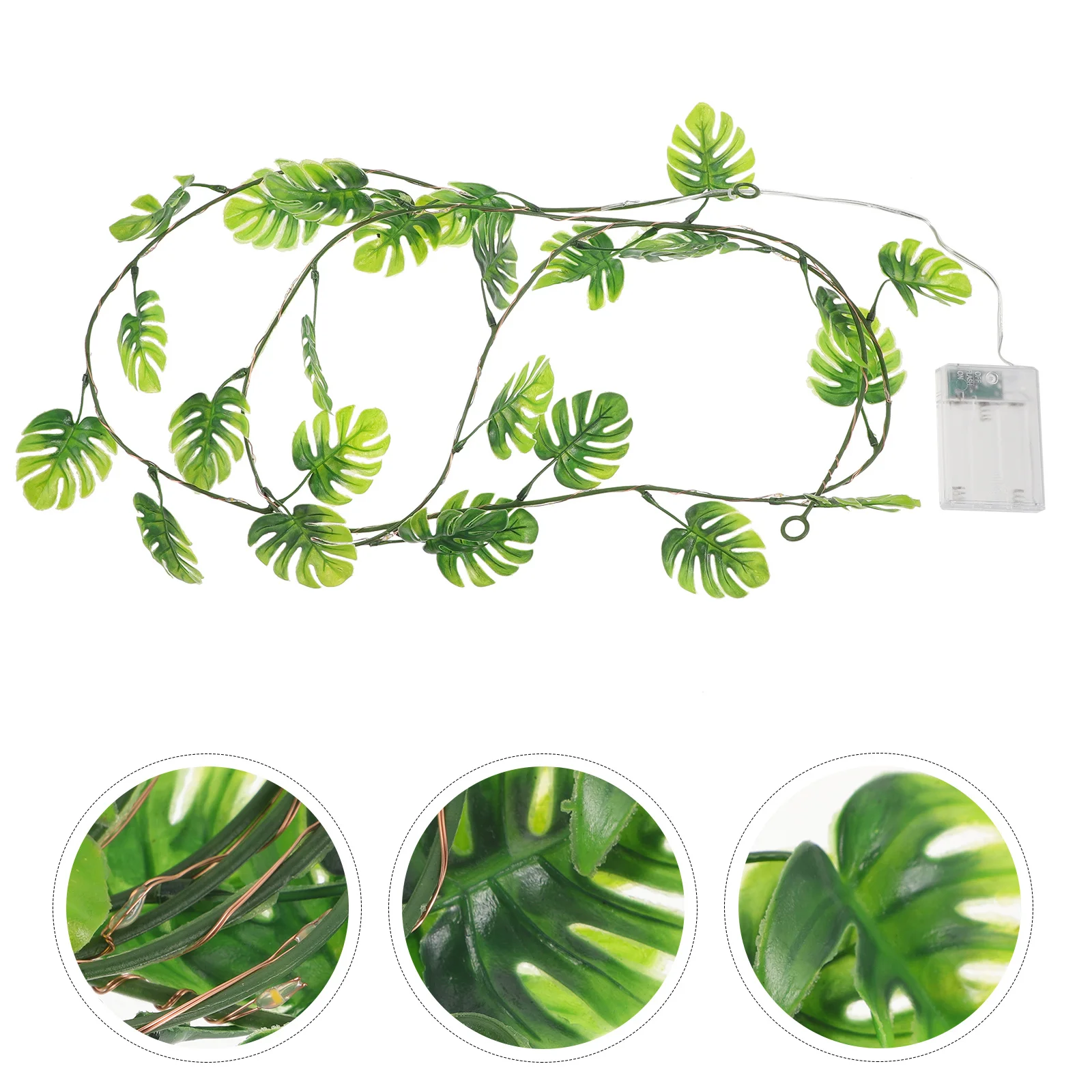 20-Led Vine String Lights Artificial Monstera Leaf Garland For Bedroom Party Wedding Christmas Decoration Powered Fairy
20-Led Vine String Lights Artificial Monstera Leaf Garland For Bedroom Party Wedding Christmas Decoration Powered Fairy