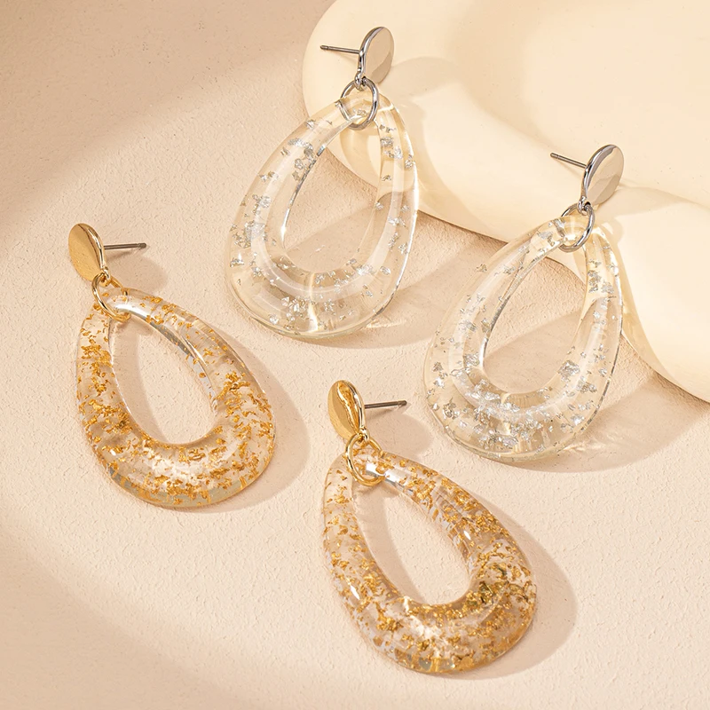 Vintage Transparent Acrylic Water Drop Earring for Women Chunky Elegant Resin Long Geometric Earrings Jewelry Party Gift
Vintage Transparent Acrylic Water Drop Earring for Women Chunky Elegant Resin Long Geometric Earrings Jewelry Party Gift