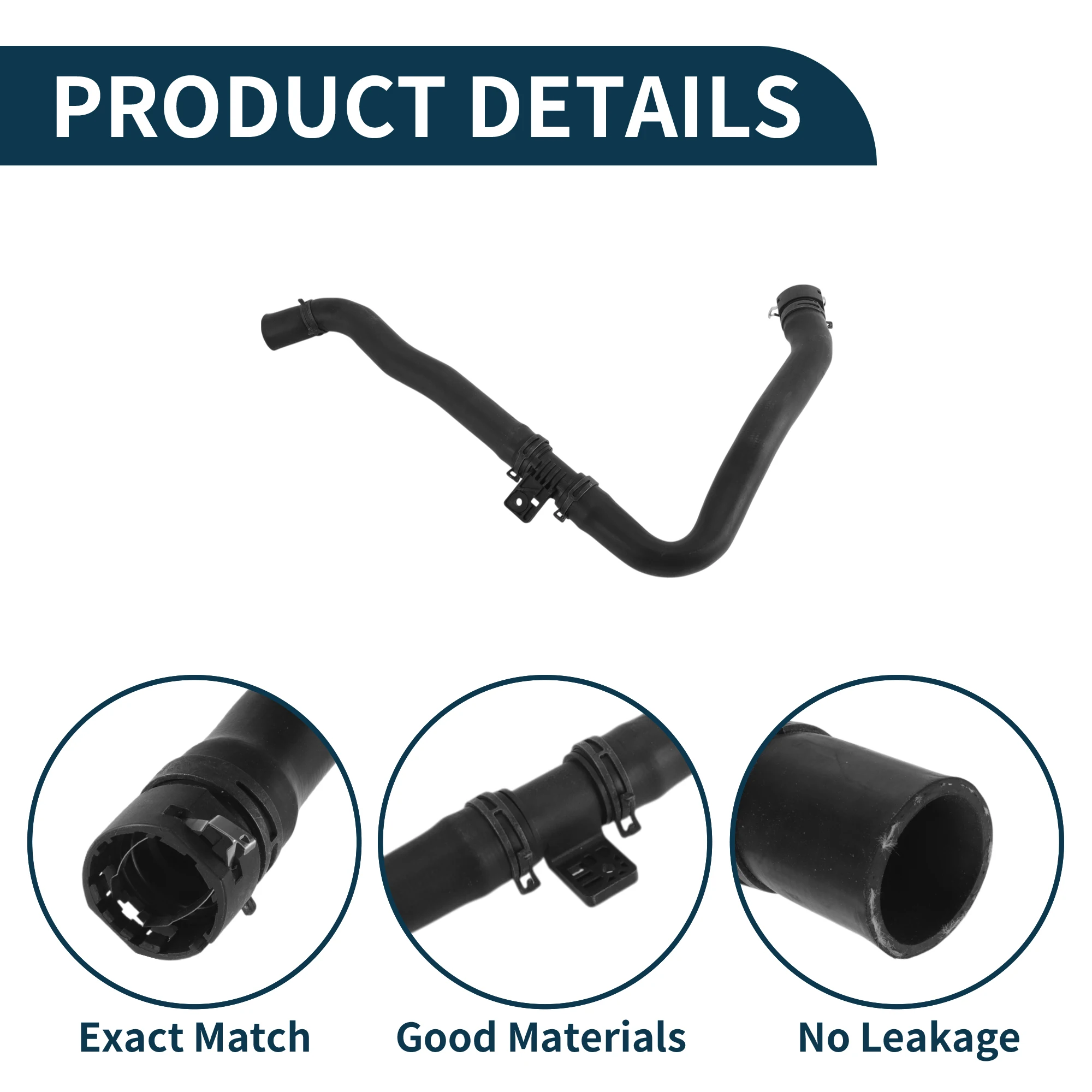 UXCELL Radiator Hose Heater Hose Radiator Outlet Hose Pipe No.25414D3700 for Hyundai Tucson 2016-2019 Rubber Water Pipe Black
UXCELL Radiator Hose Heater Hose Radiator Outlet Hose Pipe No.25414D3700 for Hyundai Tucson 2016-2019 Rubber Water Pipe Black