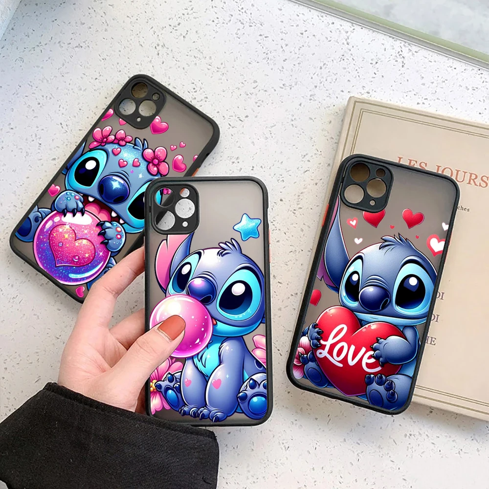 Cute Stitch Love Matte Translucent Case For iPhone 17E 17 16 16E 15 14 13 12 11 Pro Max 17Air 7 8 Plus XS Shockproof Armor Cover
Cute Stitch Love Matte Translucent Case For iPhone 17E 17 16 16E 15 14 13 12 11 Pro Max 17Air 7 8 Plus XS Shockproof Armor Cover