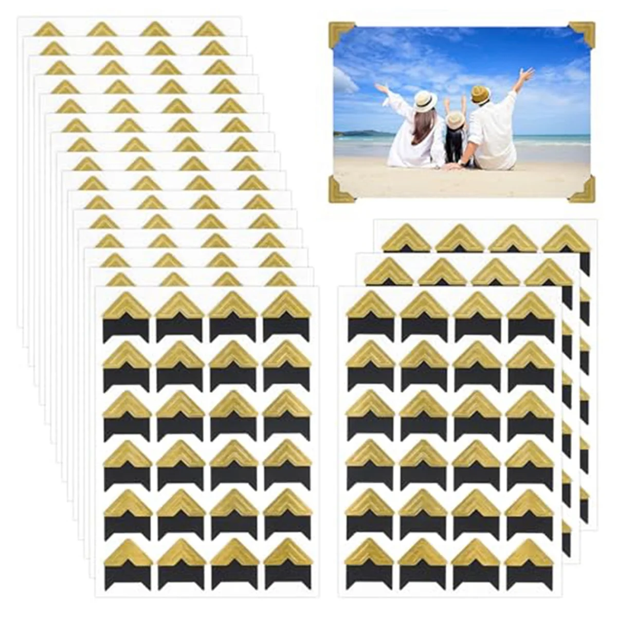 A002 432 Pcs Photo Corners Self Adhesive, Acid Free Picture Corners for Scrapbooking, Photo Corners for DIY Scrapbooking B
A002 432 Pcs Photo Corners Self Adhesive, Acid Free Picture Corners for Scrapbooking, Photo Corners for DIY Scrapbooking B