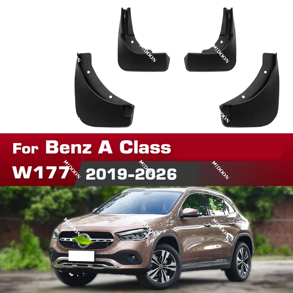 For Mercedes-Benz A-Class Hatchback W177 2019-2026 Fender Mudflaps Splash Guards Mudguards Mud Flaps car Accessories
For Mercedes-Benz A-Class Hatchback W177 2019-2026 Fender Mudflaps Splash Guards Mudguards Mud Flaps car Accessories