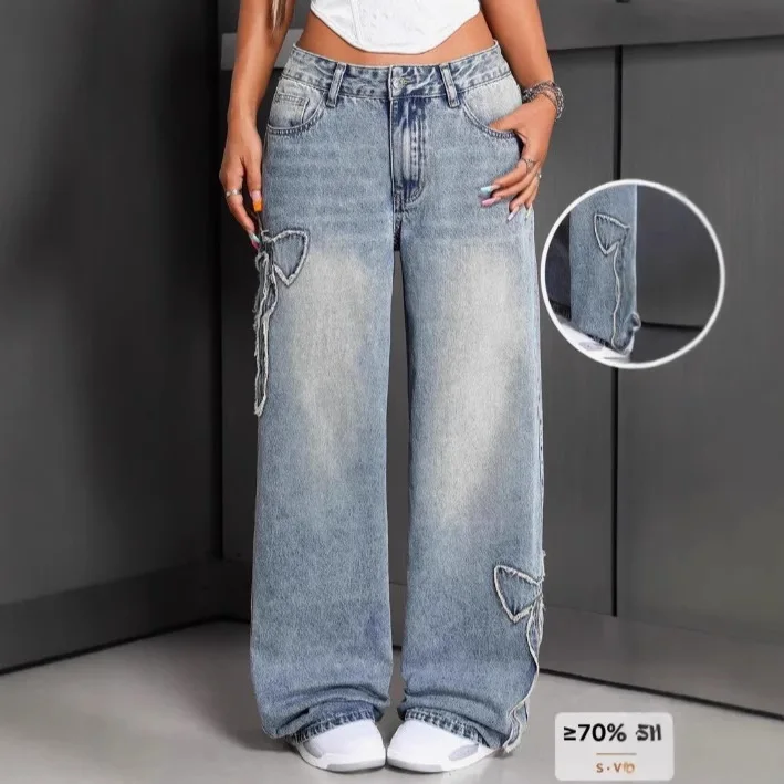 plus Size Women's Denim Jeans High Waist Straight Leg Deep Blue Folded Autumn Fashion Ladies' Premium Quality Trousers
plus Size Women's Denim Jeans High Waist Straight Leg Deep Blue Folded Autumn Fashion Ladies' Premium Quality Trousers