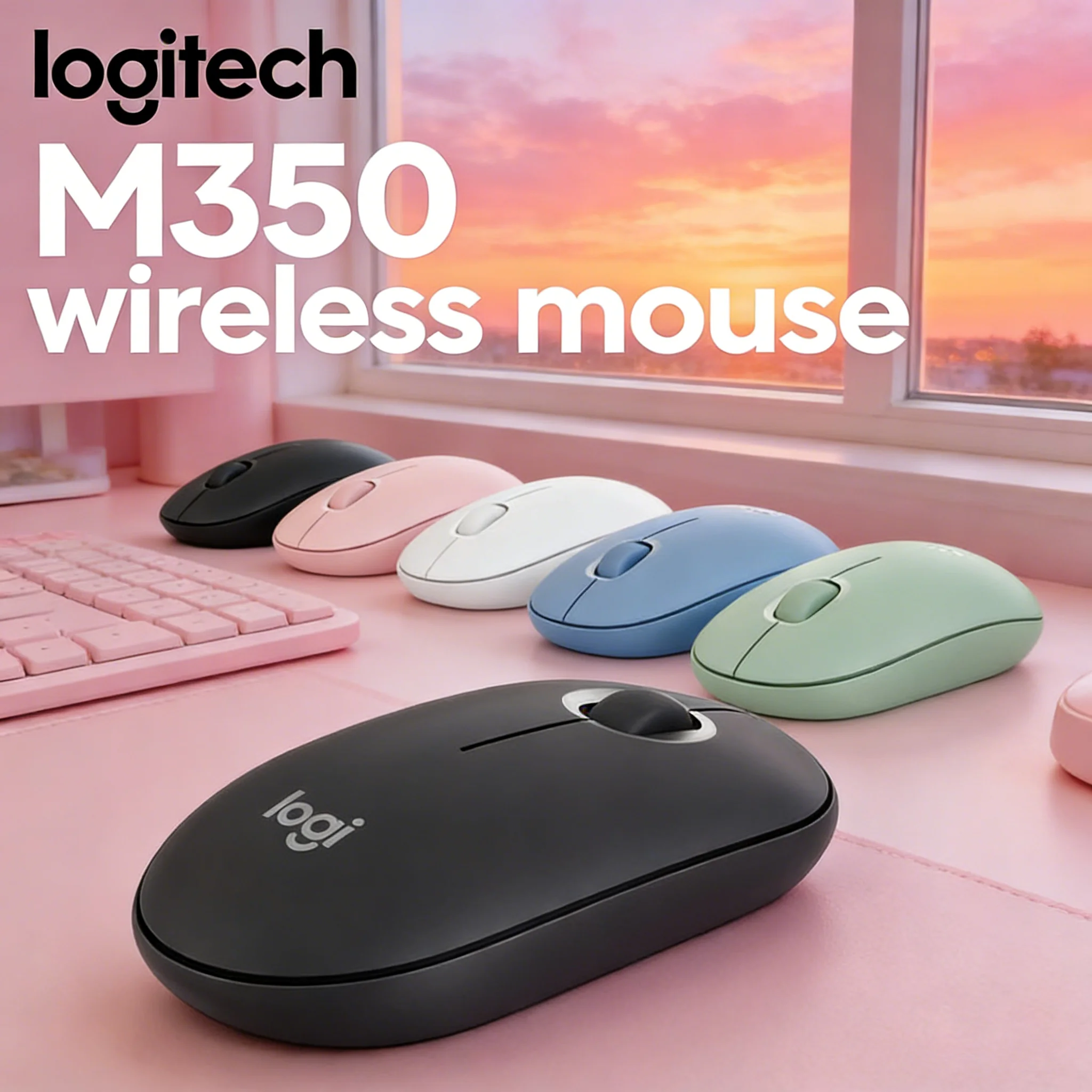 M350 Pebble M221 Wireless Mouse Ultra-Slim Quiet Click Bluetooth Dual Connect 1000 DPI for Laptop Mac iPad Office Use
M350 Pebble M221 Wireless Mouse Ultra-Slim Quiet Click Bluetooth Dual Connect 1000 DPI for Laptop Mac iPad Office Use