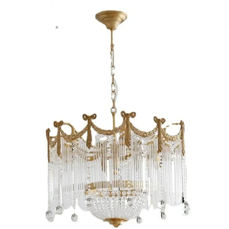 2026 French Retro All Copper Crystal Lamp, American European Luxurious And Atmospheric Villa Living Room, Dining Room, Bedroom
2026 French Retro All Copper Crystal Lamp, American European Luxurious And Atmospheric Villa Living Room, Dining Room, Bedroom