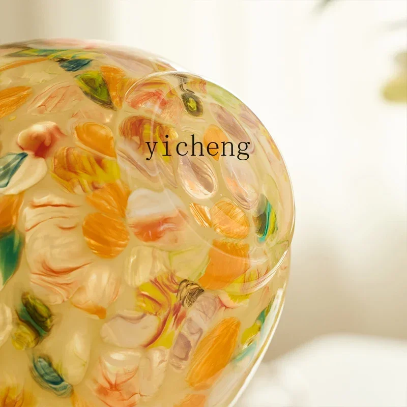 ZK colorful glass vase color medieval light luxury high sense, flower hydroponic utensils living room ornament fairy garden
ZK colorful glass vase color medieval light luxury high sense, flower hydroponic utensils living room ornament fairy garden