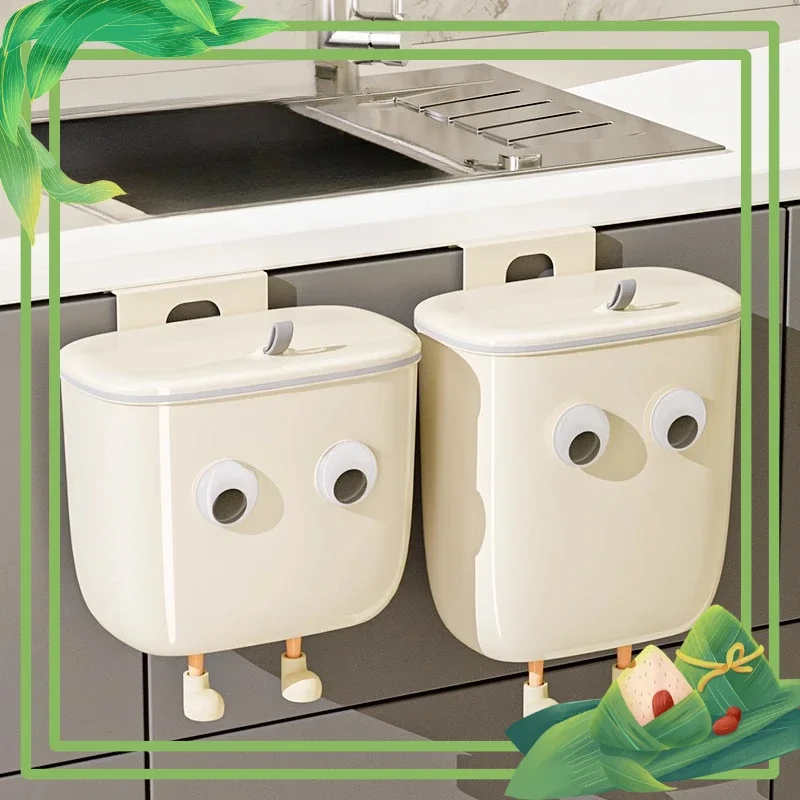 Kitchen Wall-mounted Blow-free Trash Can Household Advanced Living Room Paper Basket with Lid Storage Bucket Kitchen Waste
Kitchen Wall-mounted Blow-free Trash Can Household Advanced Living Room Paper Basket with Lid Storage Bucket Kitchen Waste