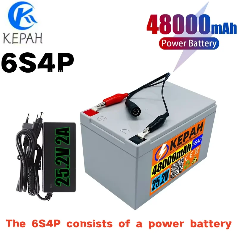 6s4p 24V 48ah 18650 battery very durable 25,2v 48000mah electric bicycle moped / electric bicycle / for various tools + charger
6s4p 24V 48ah 18650 battery very durable 25,2v 48000mah electric bicycle moped / electric bicycle / for various tools + charger