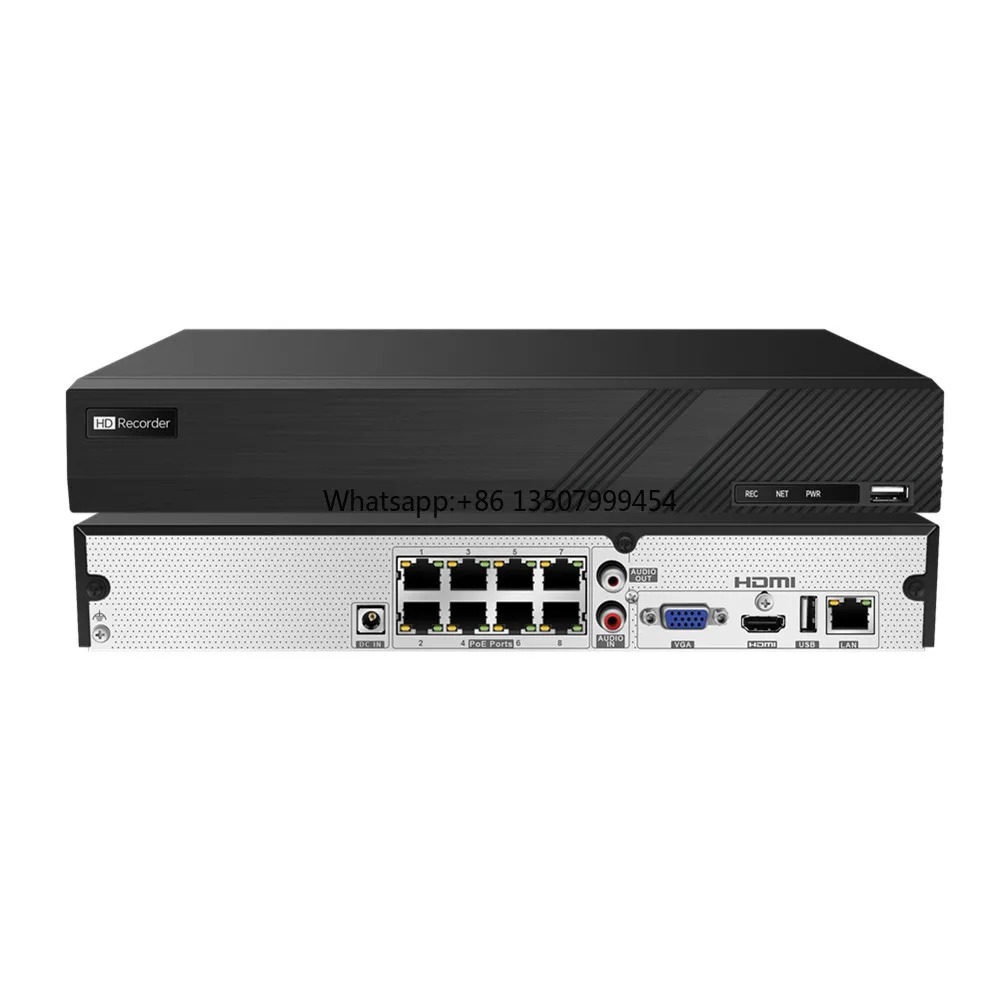 Oem 8CH AI 8MP 4K POE NVR Bandwidth 80Mbps Human & Vehicle Detection 2 Way Talk Works Face Detection License Plate Recognition
Oem 8CH AI 8MP 4K POE NVR Bandwidth 80Mbps Human & Vehicle Detection 2 Way Talk Works Face Detection License Plate Recognition