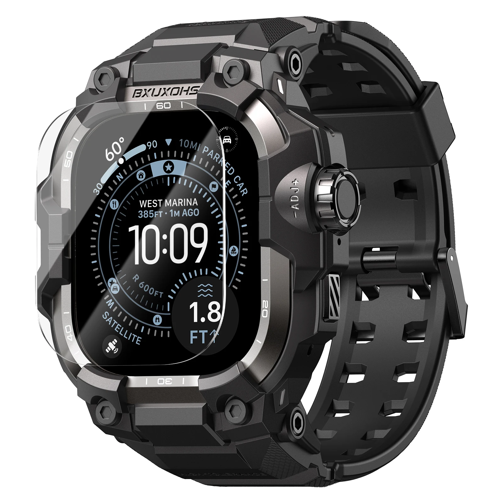 Прочный чехол с ремешком для Apple Watch 49 мм, 44 мм, 45 мм, 46 мм, противоударный чехол-бампер для iWatch Ultra/2/3 Series 11 10 9 8 7 SE
Прочный чехол с ремешком для Apple Watch 49 мм, 44 мм, 45 мм, 46 мм, противоударный чехол-бампер для iWatch Ultra/2/3 Series 11 10 9 8 7 SE