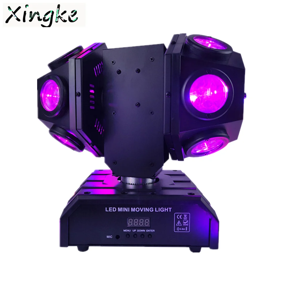 4pcs/lot Colorful 12 Eyes Led RGB Rotating Magic Ball Disco Party Dj Atmosphere Stage Lighting Moving Head Beam Lights For Club
4pcs/lot Colorful 12 Eyes Led RGB Rotating Magic Ball Disco Party Dj Atmosphere Stage Lighting Moving Head Beam Lights For Club