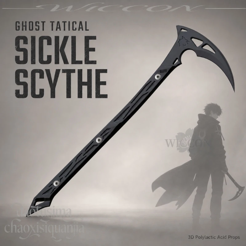GHOST TATICAL SICKLE SCYTHE 3D Polylactic Acid Props Accessories Halloween Party Roleplay Cos Anime Horro Game Character Cosplay
GHOST TATICAL SICKLE SCYTHE 3D Polylactic Acid Props Accessories Halloween Party Roleplay Cos Anime Horro Game Character Cosplay