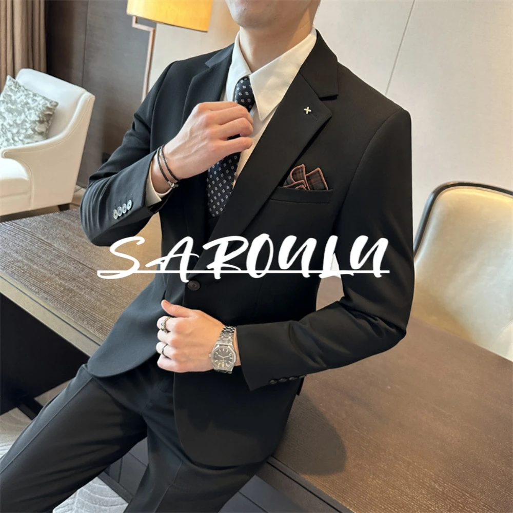 5 Colors Notched Lapel Jacket For Man Plus Size Single Breasted Smooth Suit Classy One Button Banquet Tuxedo Modern Groom Wear
5 Colors Notched Lapel Jacket For Man Plus Size Single Breasted Smooth Suit Classy One Button Banquet Tuxedo Modern Groom Wear