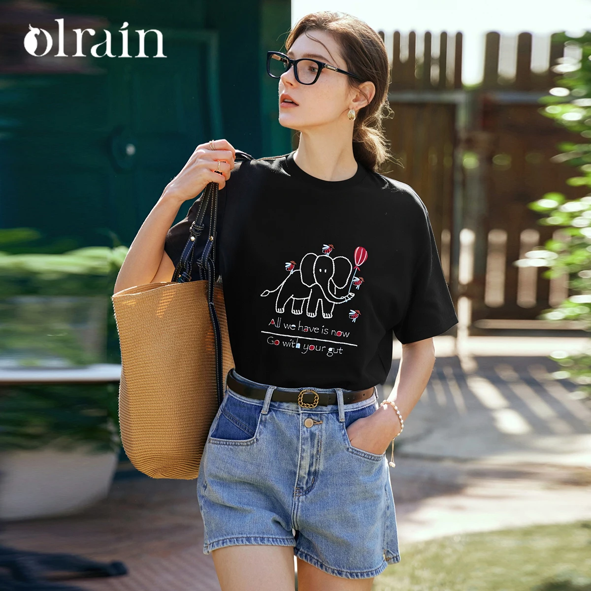 OLrain Women Black Graphic Embroidered T-shirt Ladies Casual Summer Knit Tops 2025 Loose Funny Short Sleeve Lady Tees O57XT98628
OLrain Women Black Graphic Embroidered T-shirt Ladies Casual Summer Knit Tops 2025 Loose Funny Short Sleeve Lady Tees O57XT98628