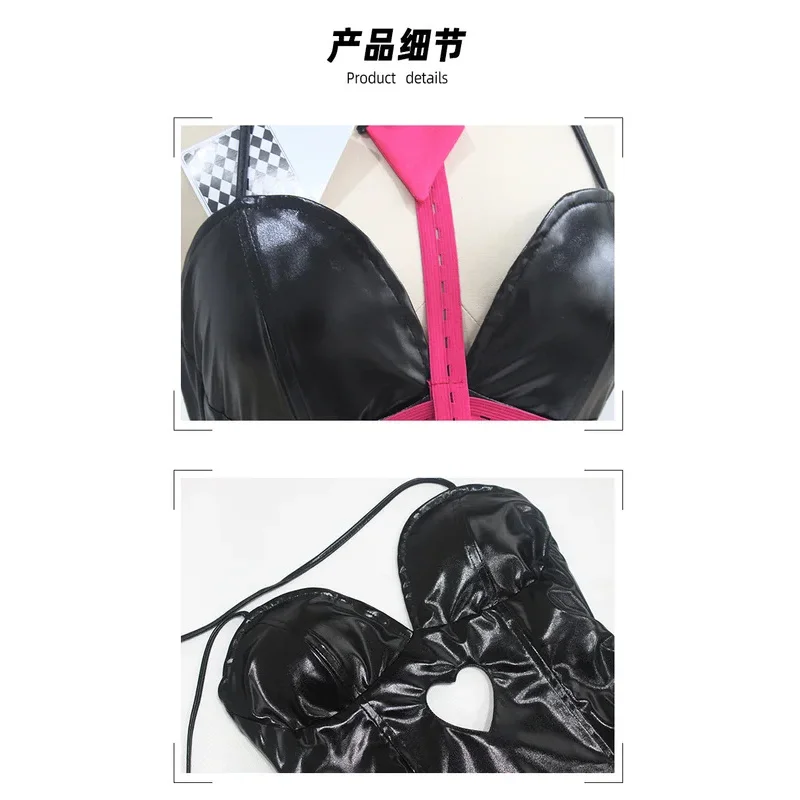 ★Halloween Cosplay Costume Miku Rabbit Bunny Black Leather Girl Sexy Cute Headdresses Clothes Bows S♥ All corners of the country
★Halloween Cosplay Costume Miku Rabbit Bunny Black Leather Girl Sexy Cute Headdresses Clothes Bows S♥ All corners of the country