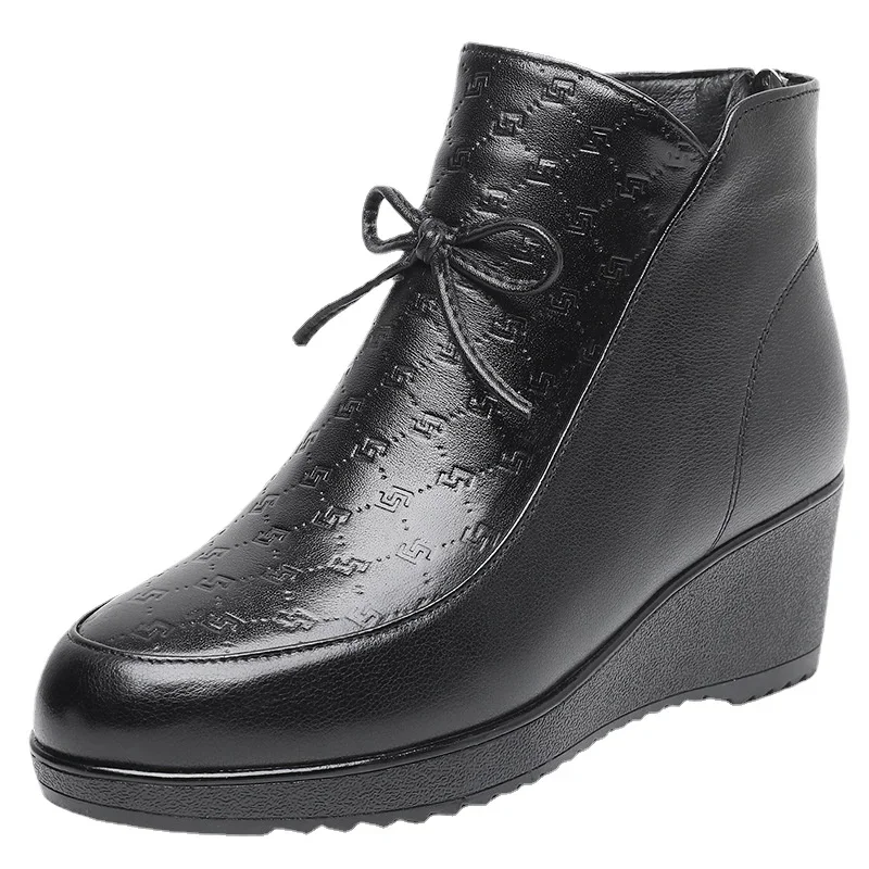 ZXRYXGS 2024 Autumn Winter Premium Real Leather Boots Warm Snow Boots Elegant Comfort Wedges Boots Women Fashion Boots Big Size
ZXRYXGS 2024 Autumn Winter Premium Real Leather Boots Warm Snow Boots Elegant Comfort Wedges Boots Women Fashion Boots Big Size