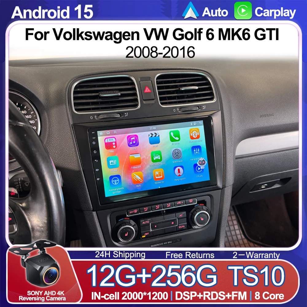 2DIN 9inch Car Multimedia For Volkswagen VW Golf 6 MK6 GTI 2008-2016 Android Auto Mirrorlink Touch Screen FM AUX Bluetooth USB
2DIN 9inch Car Multimedia For Volkswagen VW Golf 6 MK6 GTI 2008-2016 Android Auto Mirrorlink Touch Screen FM AUX Bluetooth USB