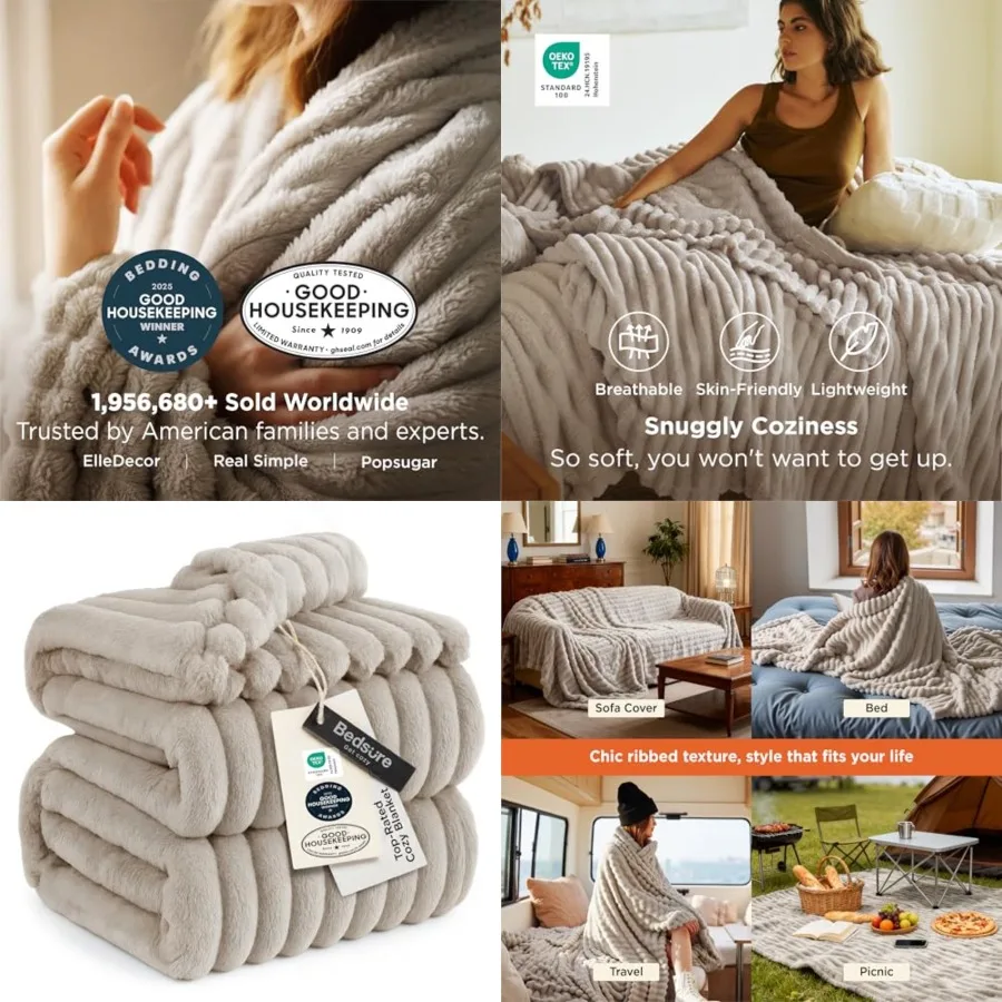 GentleSoft Size Blanket for Bed - Cozy Soft Blankets for Women, Cute Fleece s for Girls,,108x90 Inch
GentleSoft Size Blanket for Bed - Cozy Soft Blankets for Women, Cute Fleece s for Girls,,108x90 Inch