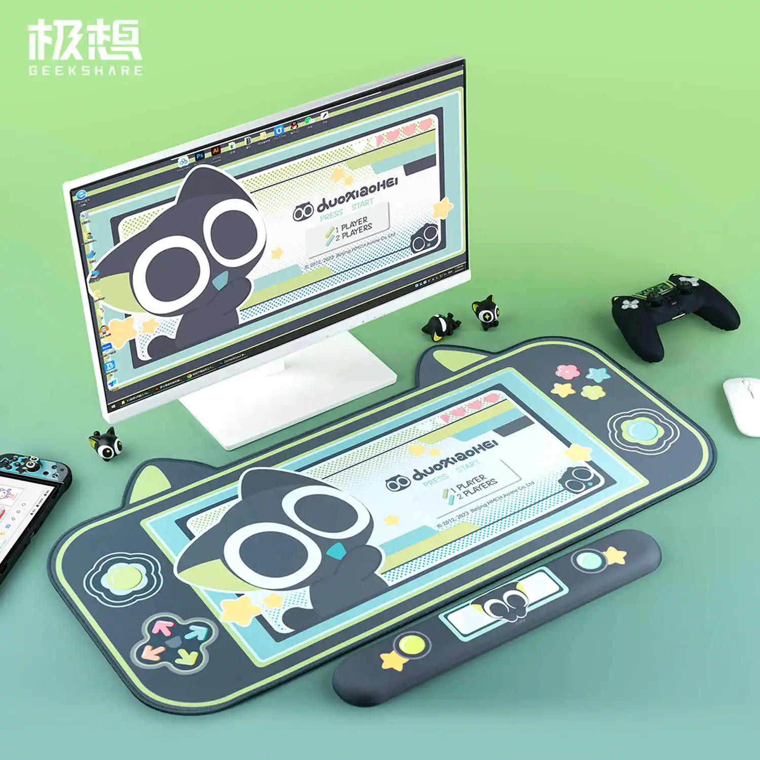 Large Gaming Mouse Pad Wrist Rest Waterproof Non-slip Student Dormitory Rubber Table Mat Office Learning Computer Keyboard Pad
Large Gaming Mouse Pad Wrist Rest Waterproof Non-slip Student Dormitory Rubber Table Mat Office Learning Computer Keyboard Pad
