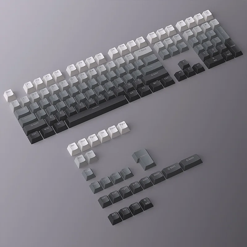 KUXM Gradient Daylight Positive Engraving Illuminated 134-Key Mechanical Keycaps PBT Two-Color Injection OEM Height
KUXM Gradient Daylight Positive Engraving Illuminated 134-Key Mechanical Keycaps PBT Two-Color Injection OEM Height