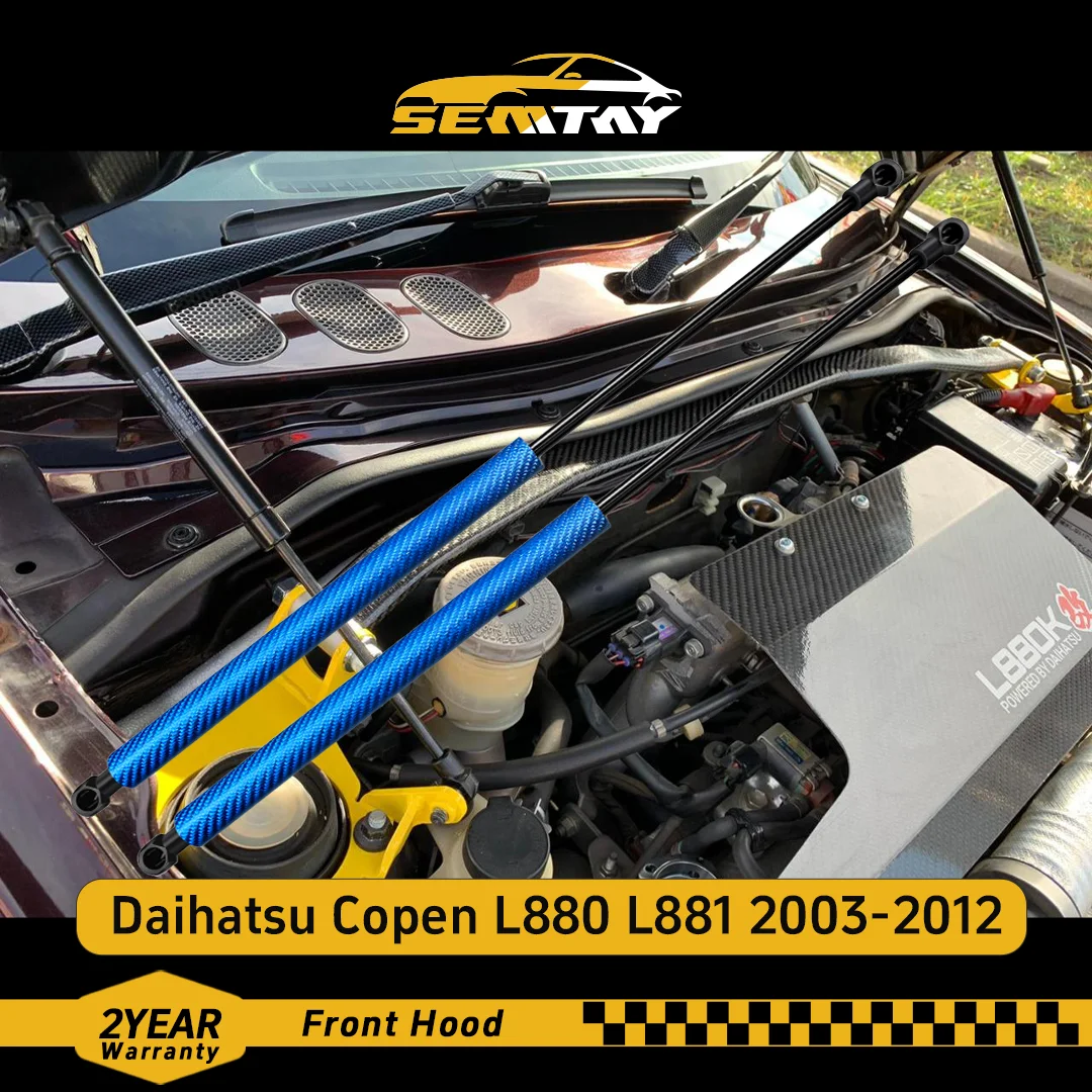 Стойки капота SEMTAY для Daihatsu Copen L880 L881 2003-2012 Подъемник капота Пружинные амортизаторы Поддерживает автомобильный аксессуар
Стойки капота SEMTAY для Daihatsu Copen L880 L881 2003-2012 Подъемник капота Пружинные амортизаторы Поддерживает автомобильный аксессуар
