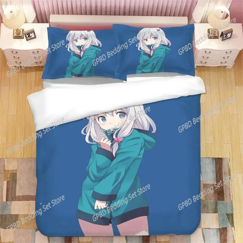 Anime Girl Izumi Sagiri 3D Printed Comfortable Duvet Quilt Cover Pillowcase Bedding Set Children Bedroom Decoration Home Textile
Anime Girl Izumi Sagiri 3D Printed Comfortable Duvet Quilt Cover Pillowcase Bedding Set Children Bedroom Decoration Home Textile