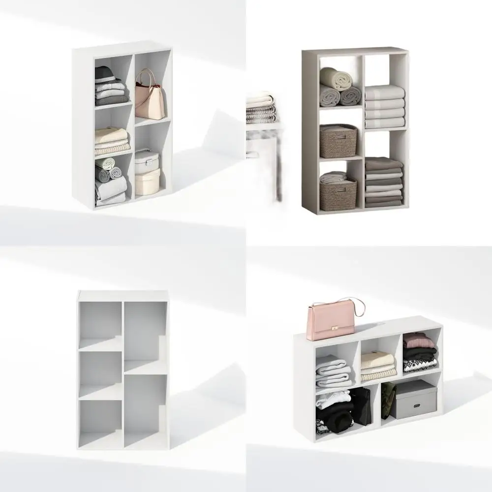 5-Cube Reversible Closet Organizer, 9.4 x 19.5 x 31.5, White, Bedroom & Closet Storage Solution
5-Cube Reversible Closet Organizer, 9.4 x 19.5 x 31.5, White, Bedroom & Closet Storage Solution