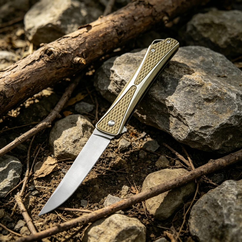 Folding Knife 8Cr13MoV Blade Pattern Plated Aluminum Alloy Handle Outdoor Hiking Camping Climbing Portable Belt Knife
Folding Knife 8Cr13MoV Blade Pattern Plated Aluminum Alloy Handle Outdoor Hiking Camping Climbing Portable Belt Knife