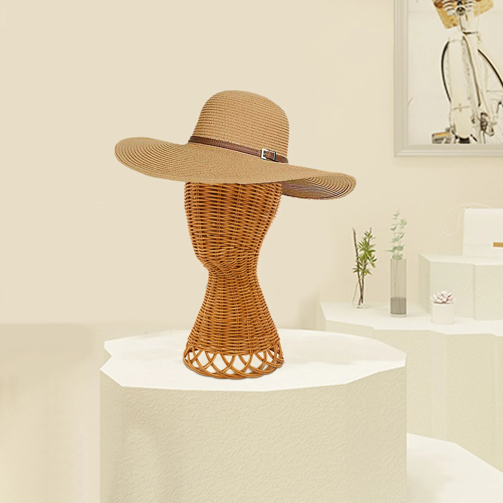 Mannequin Head Stand, Rattan Mannequin Head Stand, Rattan Wig Stand, Wig Display Holder, Vine Woven Hat Stands, Rustic Cap Rack for Home, Hair Salon, Showcase
Mannequin Head Stand, Rattan Mannequin Head Stand, Rattan Wig Stand, Wig Display Holder, Vine Woven Hat Stands, Rustic Cap Rack for Home, Hair Salon, Showcase