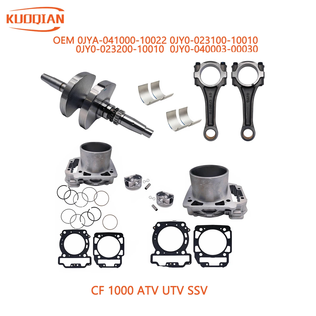 Engine Crankshaft Cylinder Repair Kit For CF 1000 ATV UTV SSV 0JYA-041000-10022 0JY0-023100-10010 0JY0-023200-10010
Engine Crankshaft Cylinder Repair Kit For CF 1000 ATV UTV SSV 0JYA-041000-10022 0JY0-023100-10010 0JY0-023200-10010
