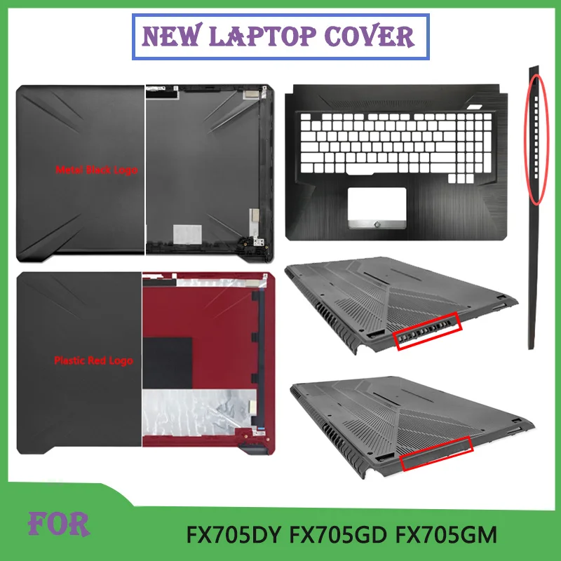 Новинка для FX705 FX705DY FX705GD FX705GM, задняя крышка экрана ноутбука, передняя панель, упор для рук, верхняя нижняя крышка, сменная корпус, черный
Новинка для FX705 FX705DY FX705GD FX705GM, задняя крышка экрана ноутбука, передняя панель, упор для рук, верхняя нижняя крышка, сменная корпус, черный