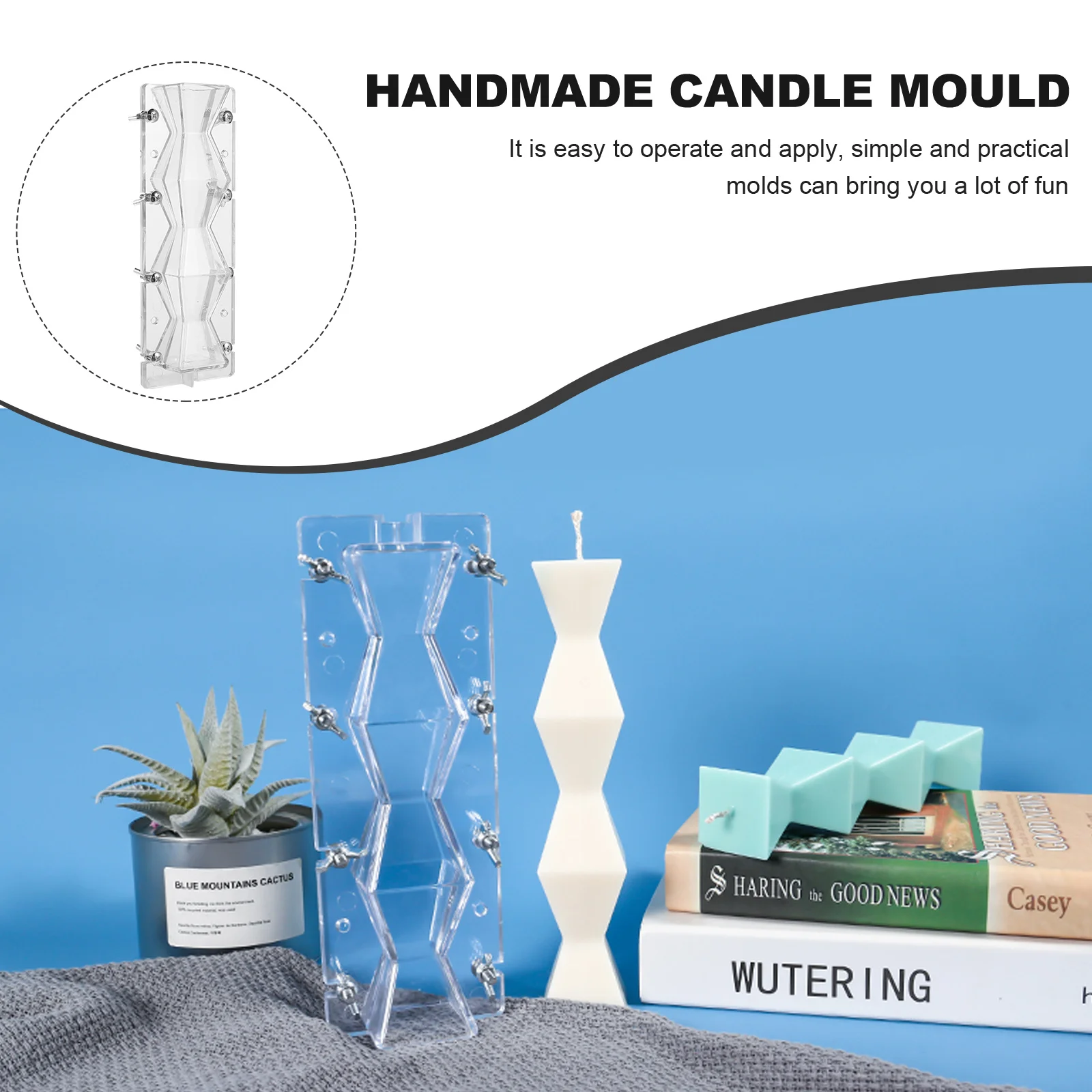 1pc Making Mold Lightweight Durable Plastic Metal Diy Art Craft Casting Mould For Home Scented Handmade Candles Gift
1pc Making Mold Lightweight Durable Plastic Metal Diy Art Craft Casting Mould For Home Scented Handmade Candles Gift