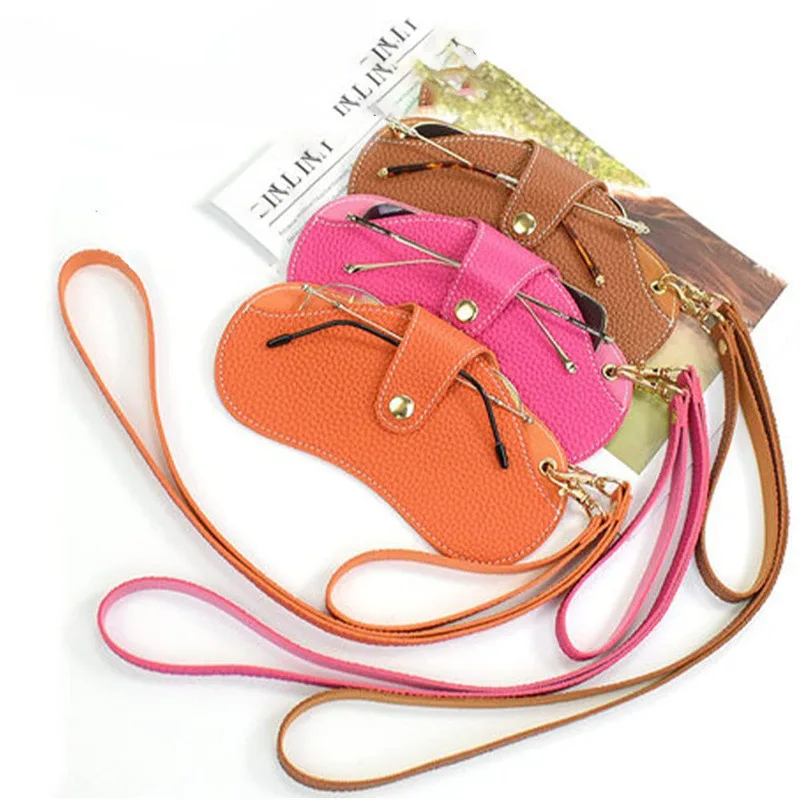 Durable Leather Sunglasses Holder Hands-Free Bag Neck Strap Eyewear Case Portable Glasses Pouch For Men Women Sports Driving
Durable Leather Sunglasses Holder Hands-Free Bag Neck Strap Eyewear Case Portable Glasses Pouch For Men Women Sports Driving