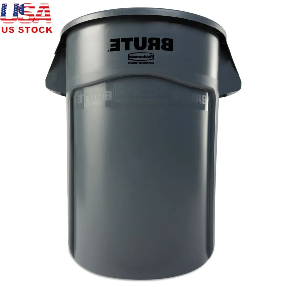 44 Gallon Round Gray Garbage Can with Vented Channels Reinforced Handles Easy Lift Knot Free Liner Changes Durable and Stackable
44 Gallon Round Gray Garbage Can with Vented Channels Reinforced Handles Easy Lift Knot Free Liner Changes Durable and Stackable