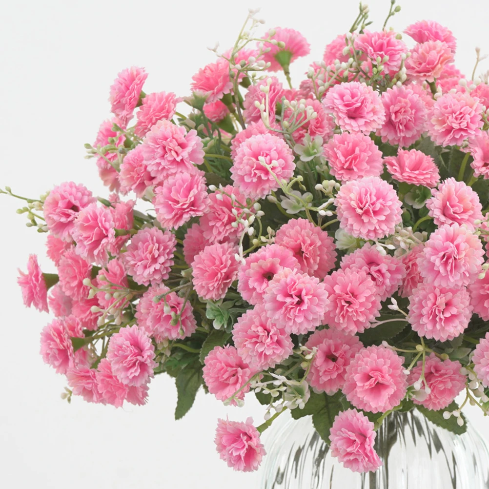 20 Branches Artificial Cloves Carnations Silk Flowers for Bouquet Home Party Decoration Pink Vase Filler Lifelike Plants Craft
20 Branches Artificial Cloves Carnations Silk Flowers for Bouquet Home Party Decoration Pink Vase Filler Lifelike Plants Craft