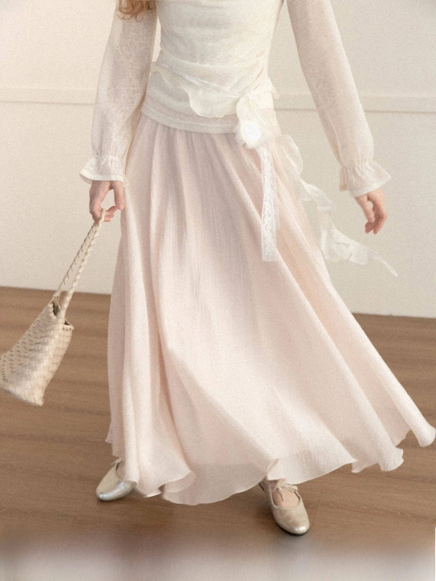 Pink High Waist A-Line Skirt Women's Casual Wear Spring 2026 Versatile Long Skirt Breathable Comfortable Lenzing Fiber
Pink High Waist A-Line Skirt Women's Casual Wear Spring 2026 Versatile Long Skirt Breathable Comfortable Lenzing Fiber