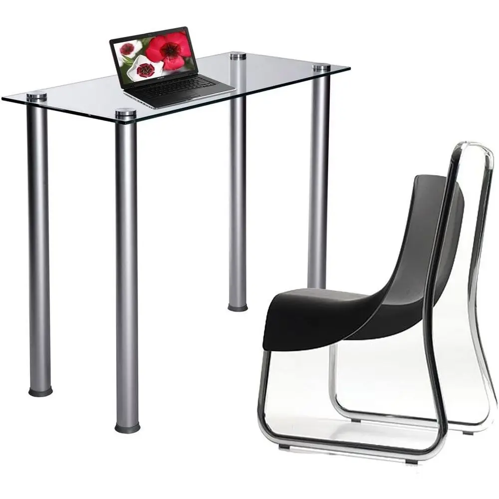 Glass Top Computer Desk: Clear Utility Laptop Stand
Glass Top Computer Desk: Clear Utility Laptop Stand