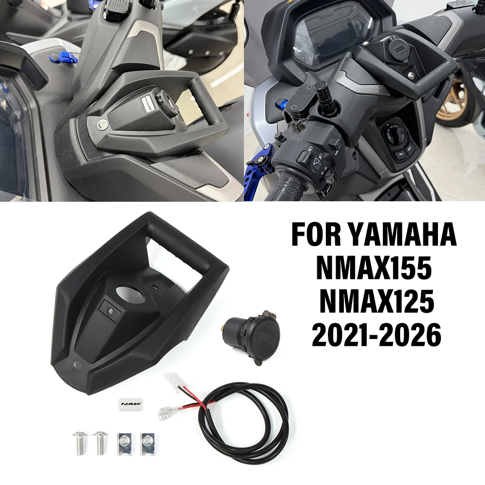 FOR YAMAHA NMAX 155 NMAX-125 2021-2026 Motorcycle Phone GPS Navigation Bracket With USB Charging Port Holder Support Stand Mount
FOR YAMAHA NMAX 155 NMAX-125 2021-2026 Motorcycle Phone GPS Navigation Bracket With USB Charging Port Holder Support Stand Mount