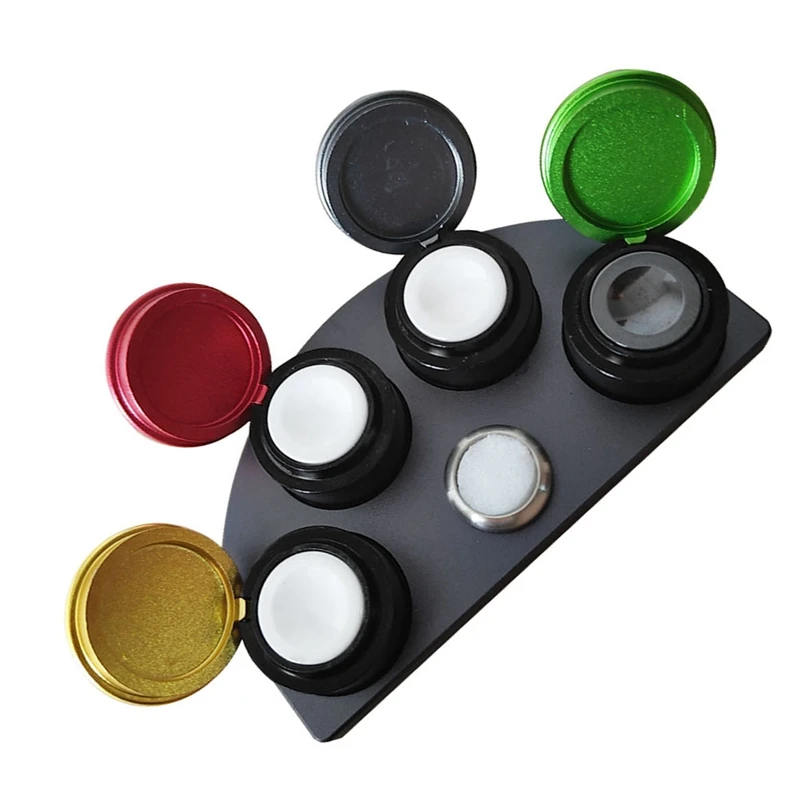 1 PCS Watch Repair Tool -Cast Oil Cup Stand 4Holes Watch Oil Dip Oiler Stand Multicolor For Oils Watchmakers & Watch Repairs
1 PCS Watch Repair Tool -Cast Oil Cup Stand 4Holes Watch Oil Dip Oiler Stand Multicolor For Oils Watchmakers & Watch Repairs