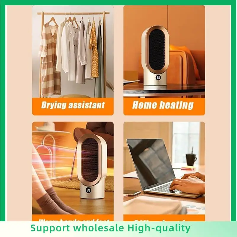 ABSF Household Heater Desktop Office Mini Heater PTC Vertical Small Electric Heater EU Plug
ABSF Household Heater Desktop Office Mini Heater PTC Vertical Small Electric Heater EU Plug