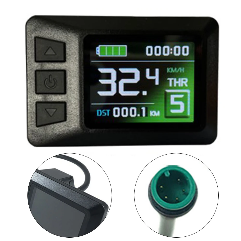 Electric Bike Display For KT‑LCD7C Color Display 24/36/48V Control Panel E‑Bike Waterproof Plug Electric Bicycle Accessories
Electric Bike Display For KT‑LCD7C Color Display 24/36/48V Control Panel E‑Bike Waterproof Plug Electric Bicycle Accessories